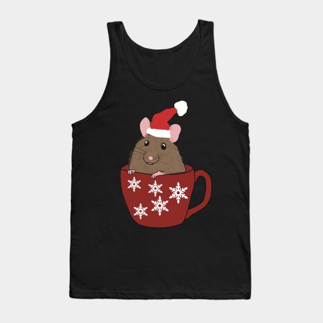 Santa Mouse Tank Top by Shea Klein